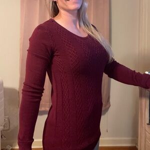 Women's Burgundy Sweater